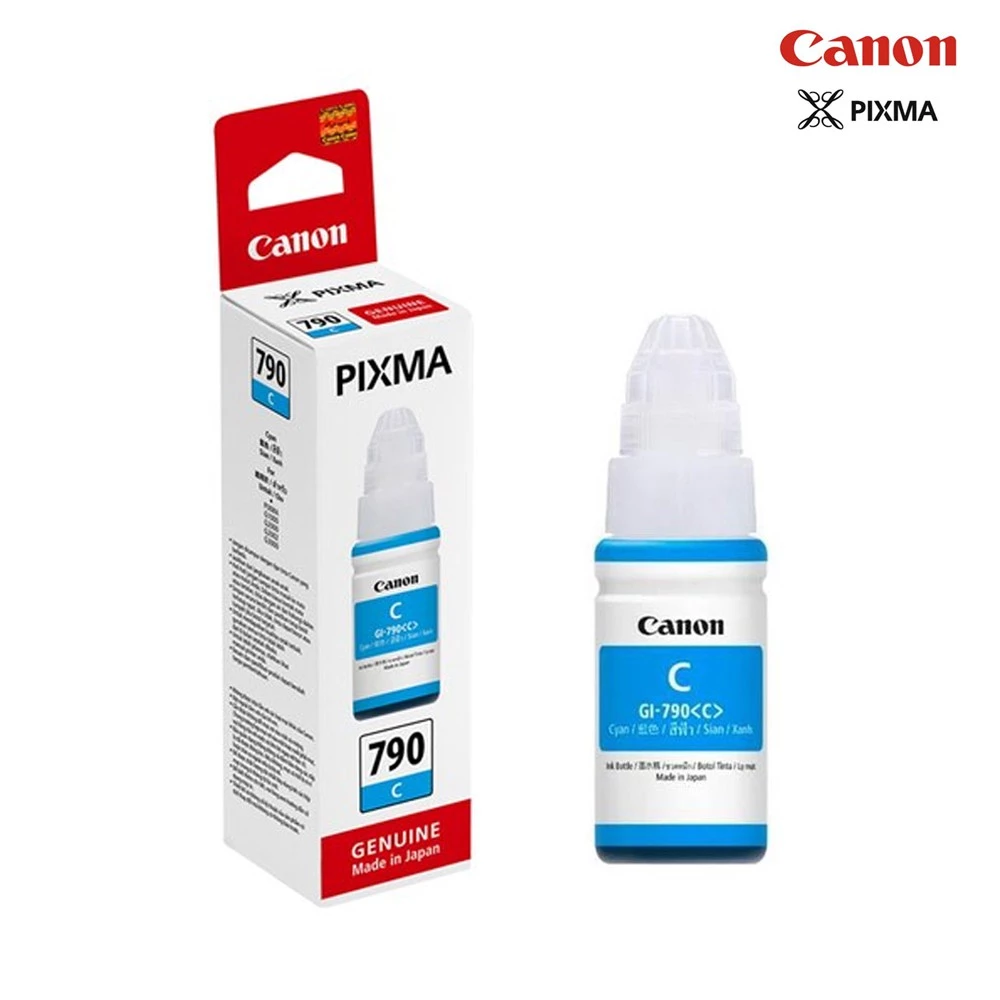 หมึกเติมแท้ Canon GI-790C สีน้ำเงิน
