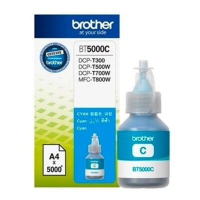หมึกเติมแท้ Brother BT5000CY สีน้ำเงิน