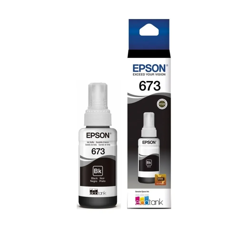 หมึกเติมแท้ Epson 673BK สีดำ