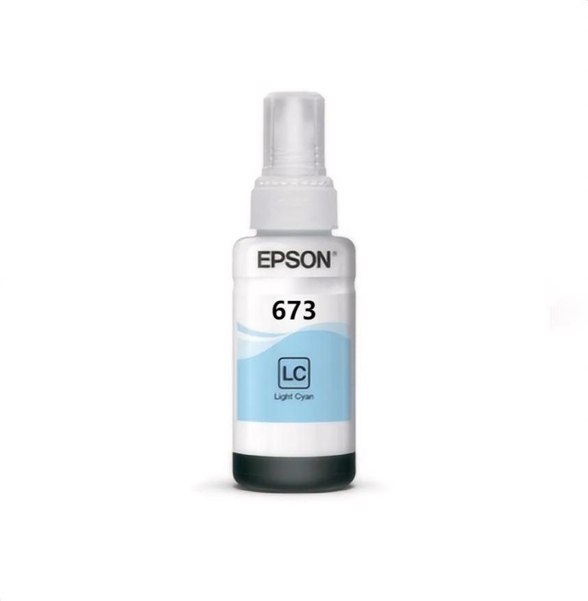 หมึกเติมแท้ Epson 673LC สีฟ้า