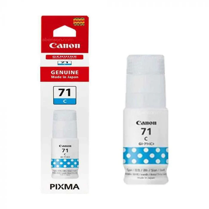 หมึกเติมแท้ Canon GI-71C สีน้ำเงิน