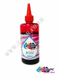 น้ำหมึก 24INK  สีแดง ขนาด 250ML. แบบเติม