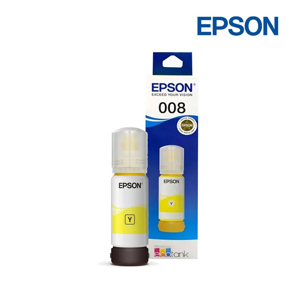 หมึกเติมแท้ Epson 008YL สีเหลือง