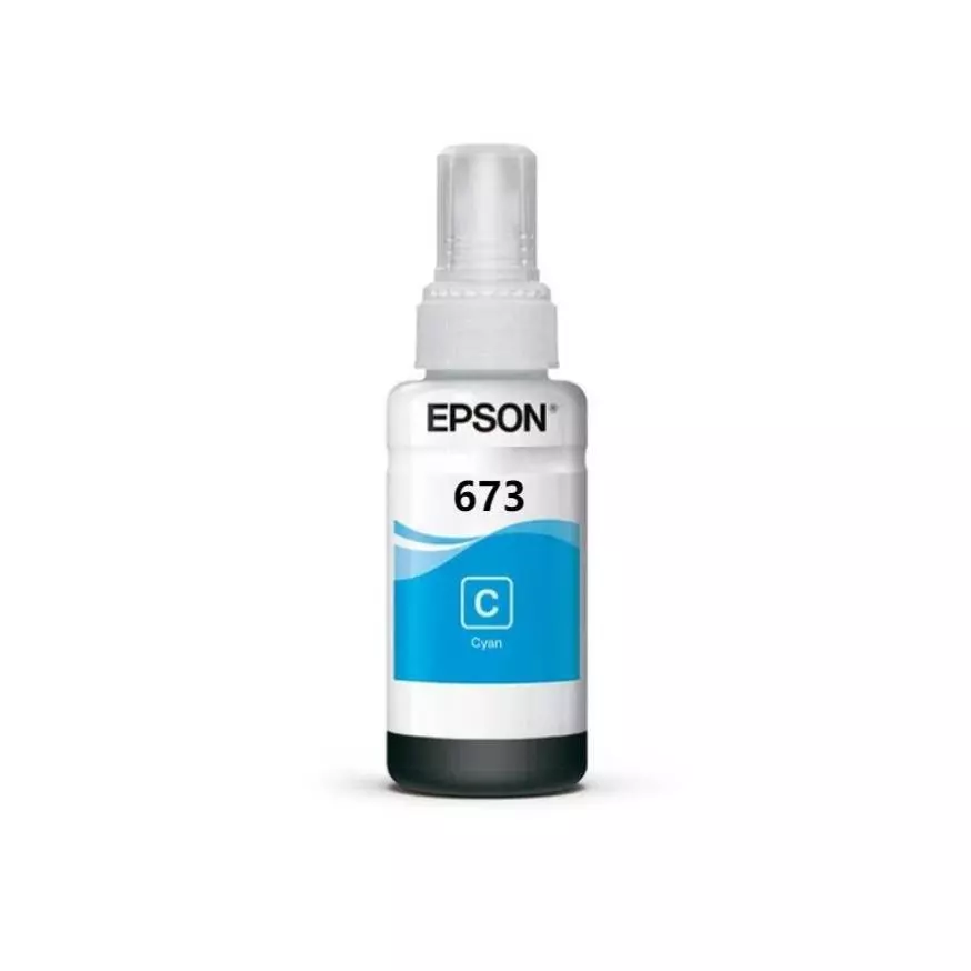 หมึกเติมแท้ Epson 673CY สีน้ำเงิน